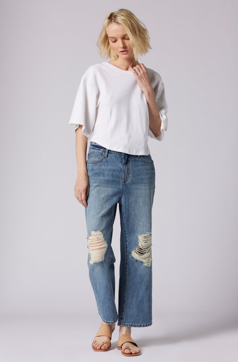 EVIE RELAXED CROPPED JEAN